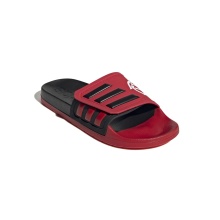 adidas Badeschuhe Adilette TND (Klettverschluss, Cloudfoam Zwischensohle) schwarz/rot